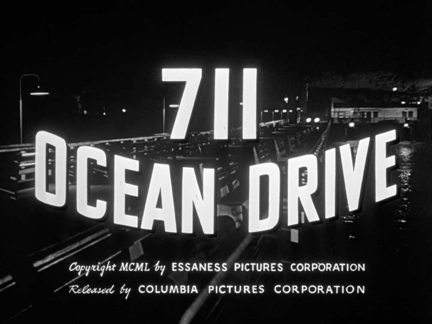 711 Ocean Drive Title Card