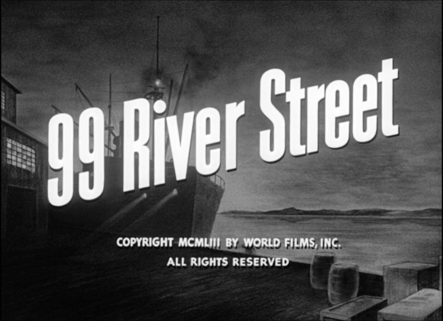 99 River Street Title Card
