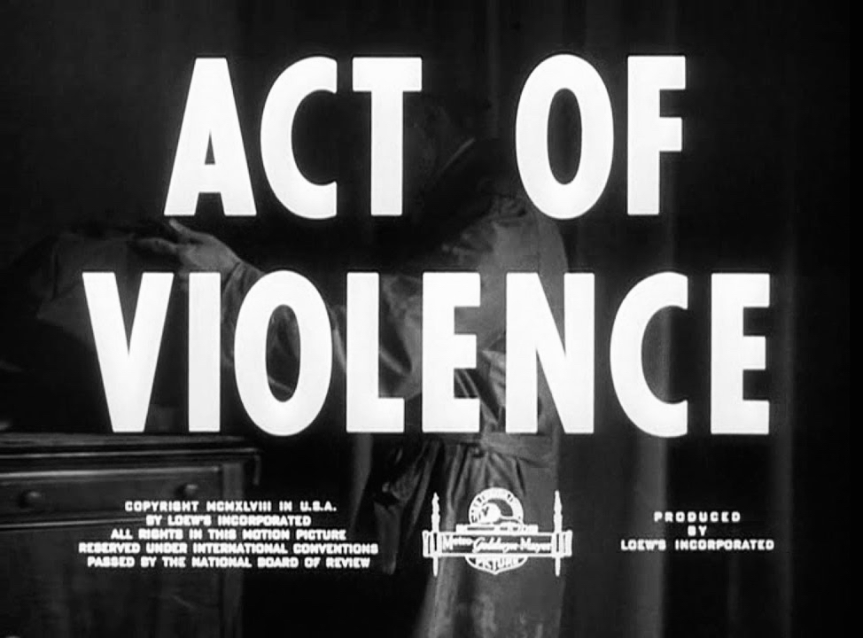 Act Of Violence Title Card