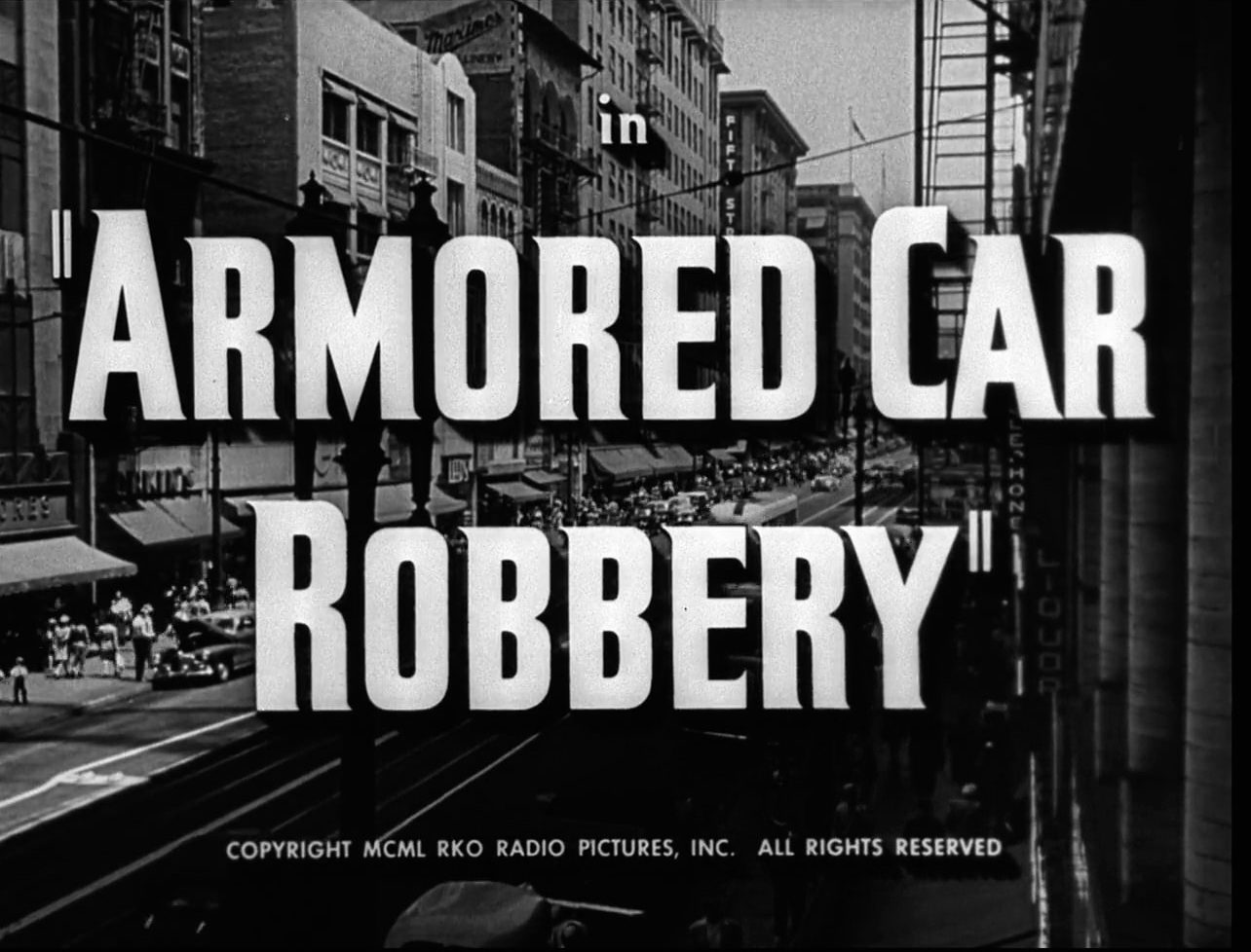Armored Car Robbery Title Card