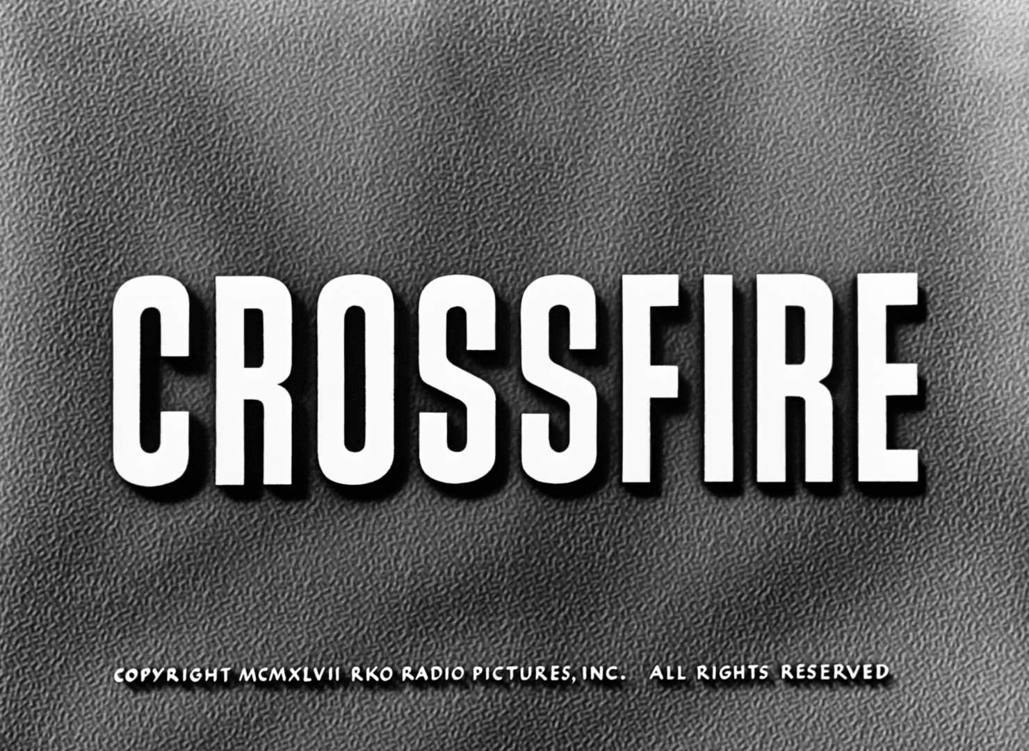 Crossfire Title Card