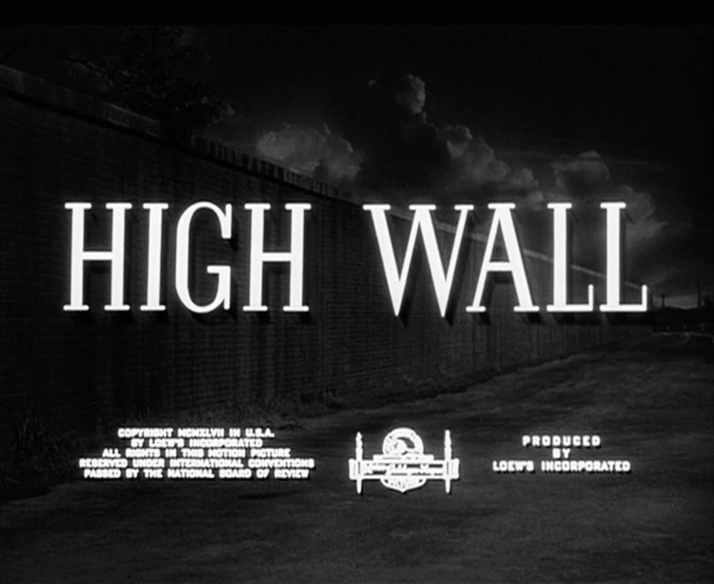 High Wall Title Card