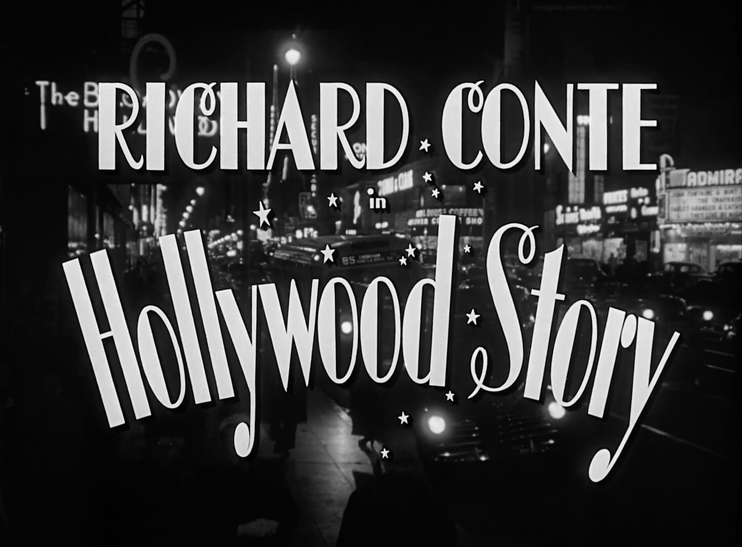 Hollywood Story Title Card