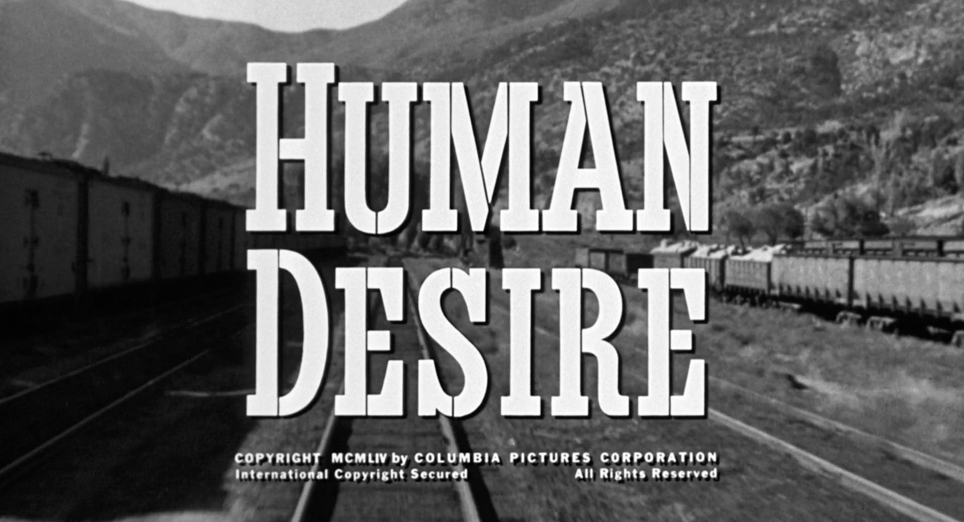 Human Desire Title Card