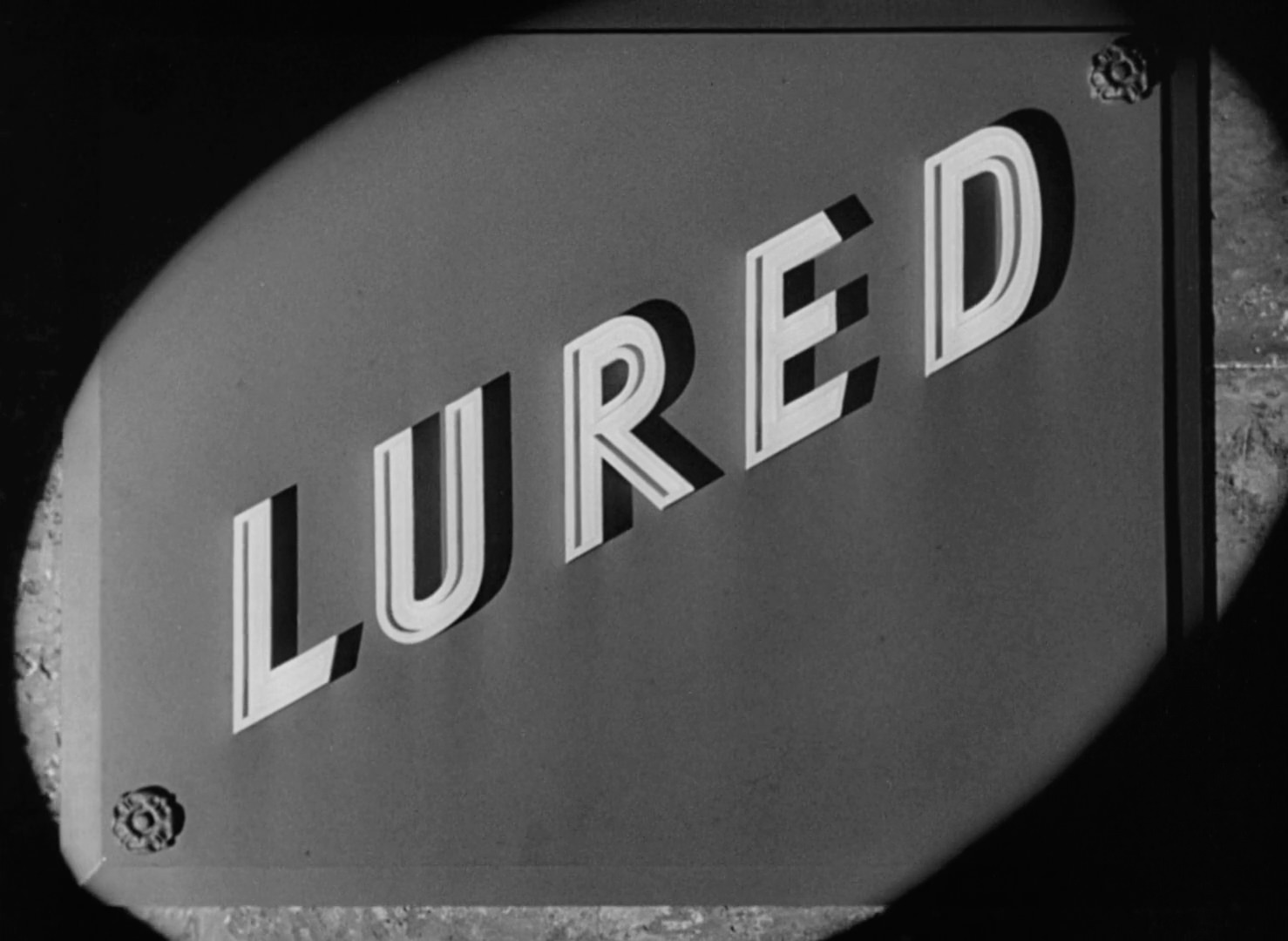 Lured Title Card