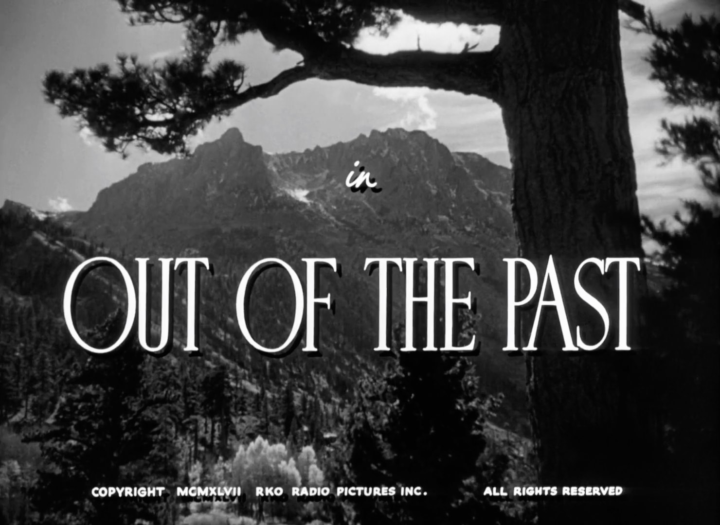 Out Of The Past Title Card