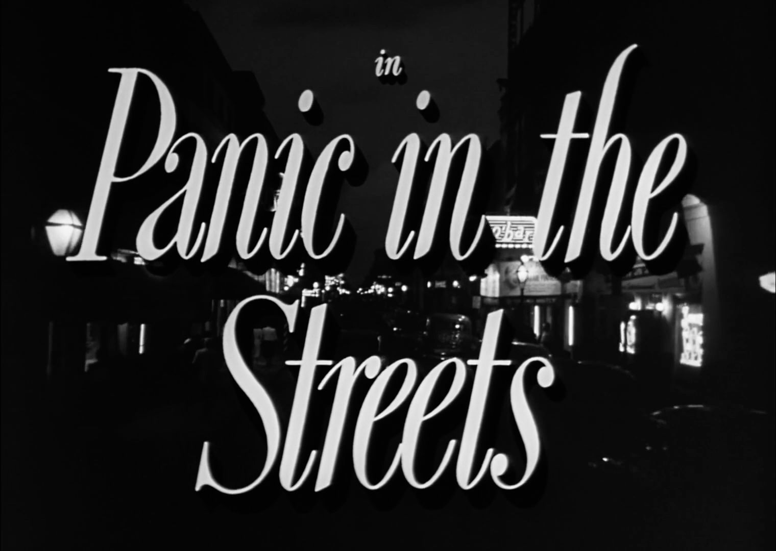 Panic In The Streets Title Card