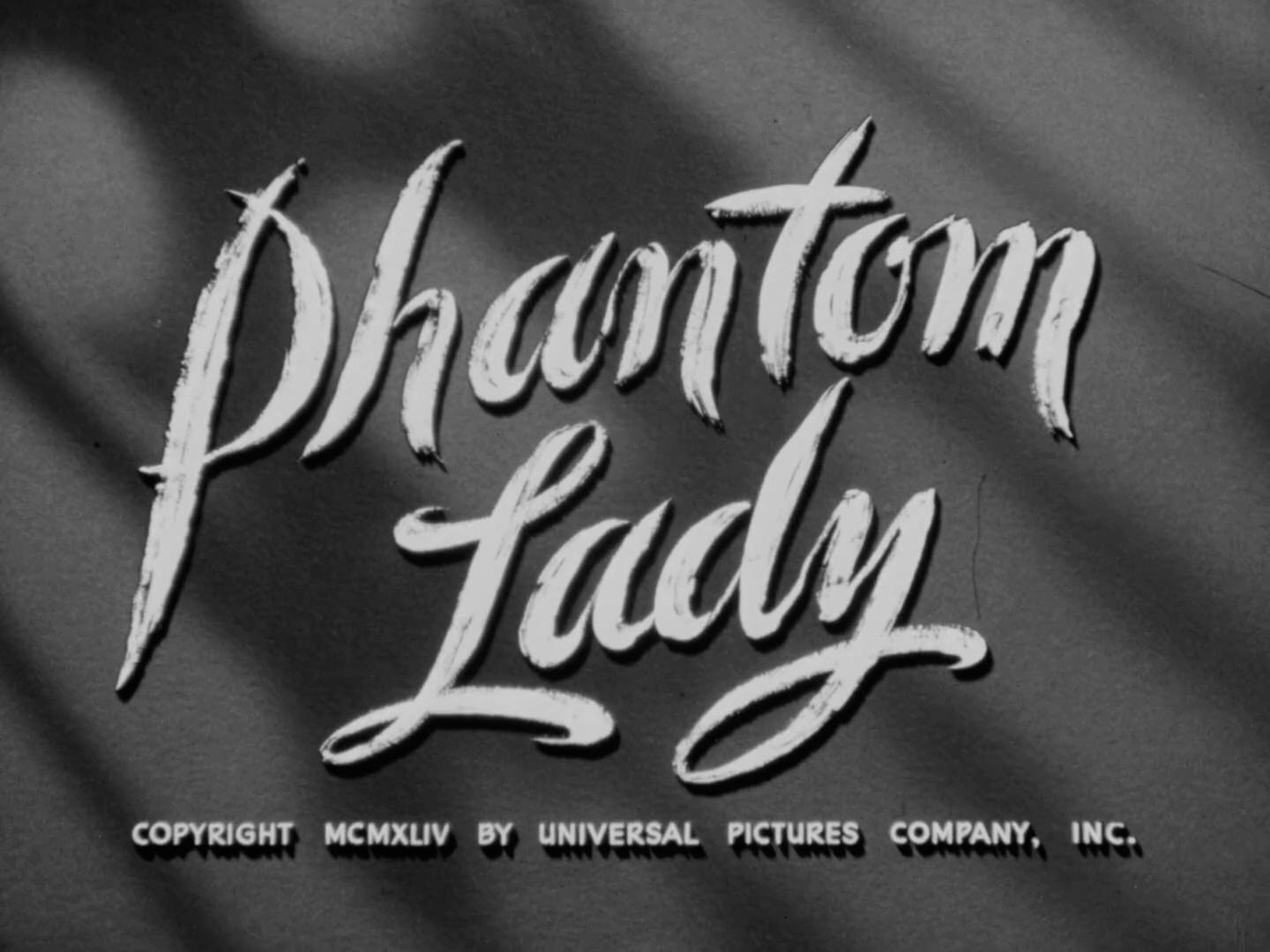 Phantom Lady Title Card