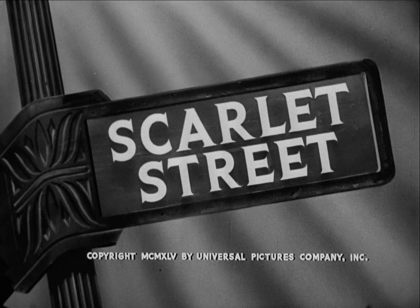 Scarlet Street Title Card