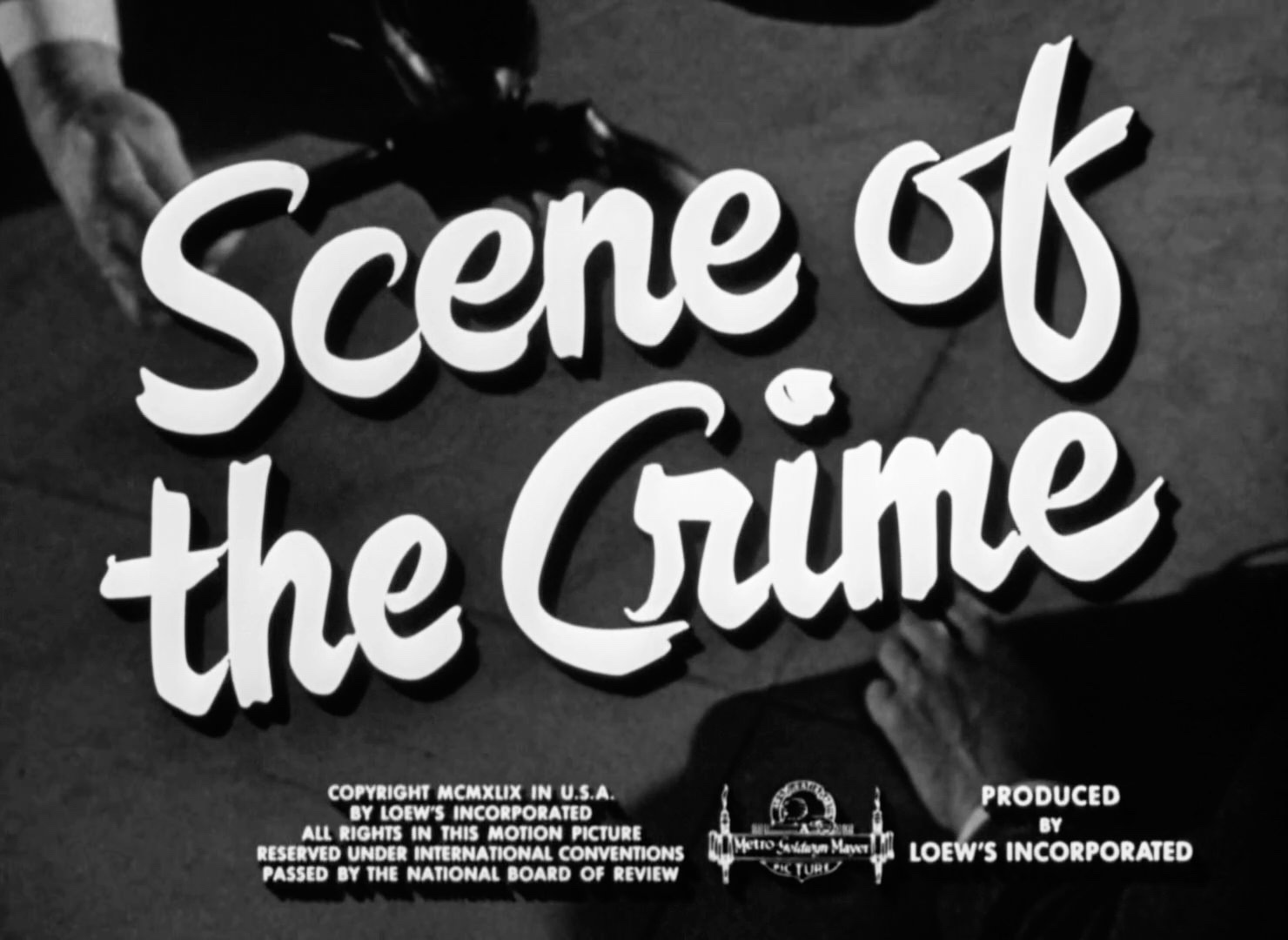 Scene Of The Crime Title Card