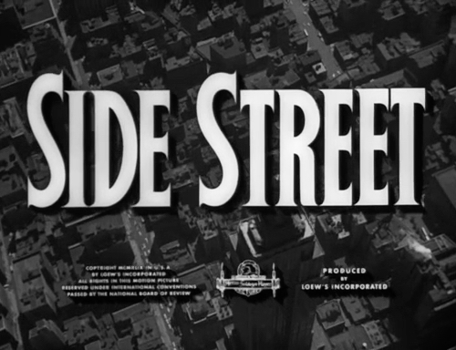 Side Street Title Card