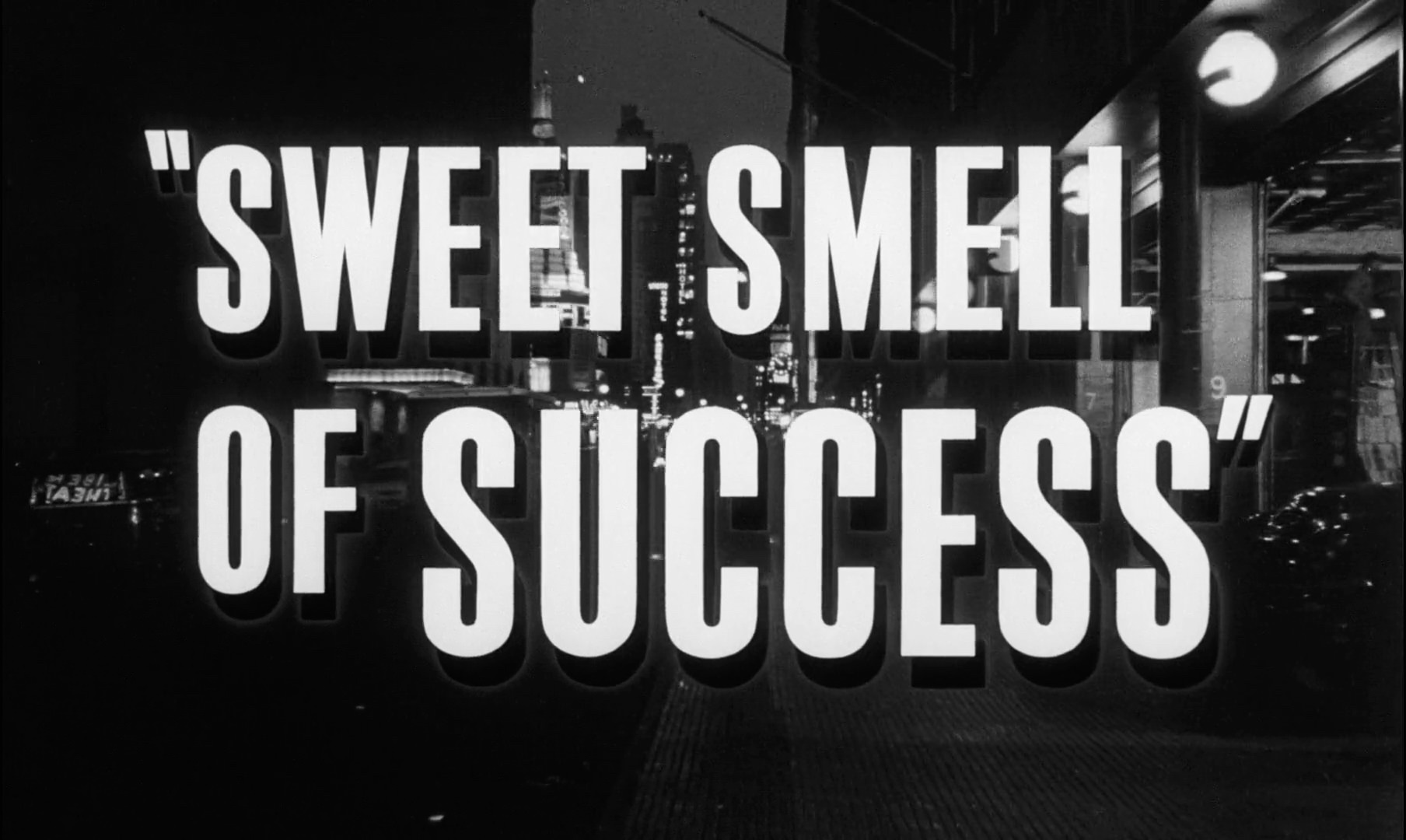 Sweet Smell Of Success Title Card