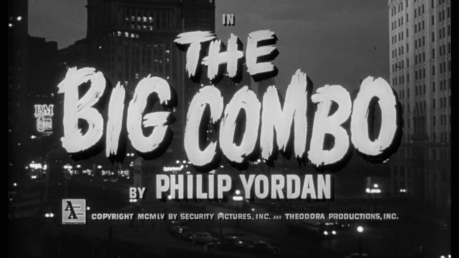 The Big Combo Title Card