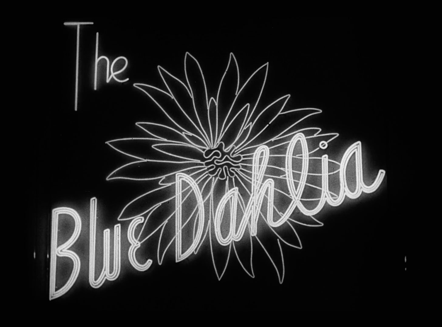 The Blue Dahlia Title Card