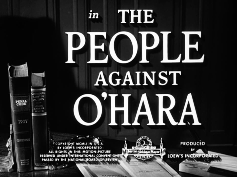 The People Against O'Hara Title Card