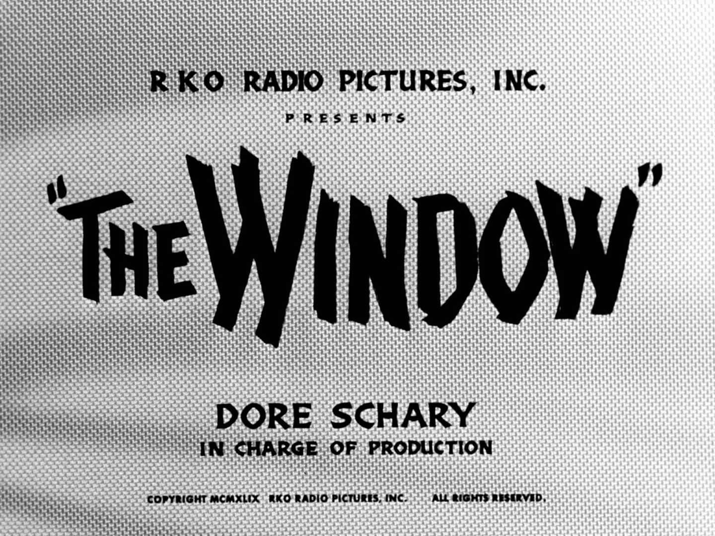 The Window Title Card