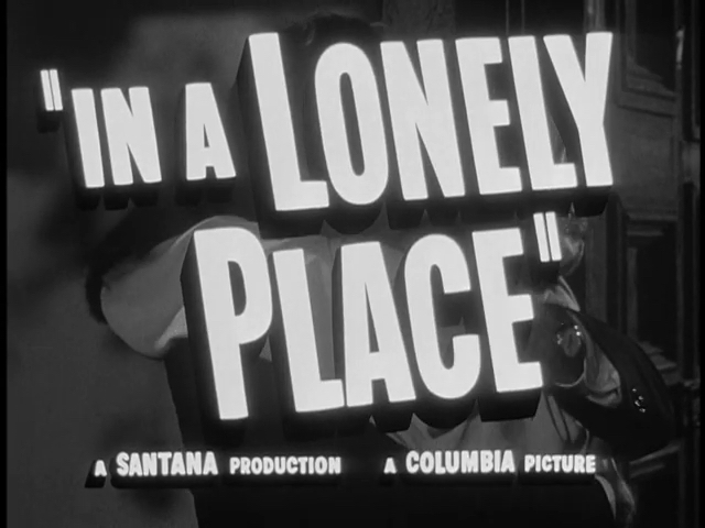 In A Lonely Place Movie Trailer